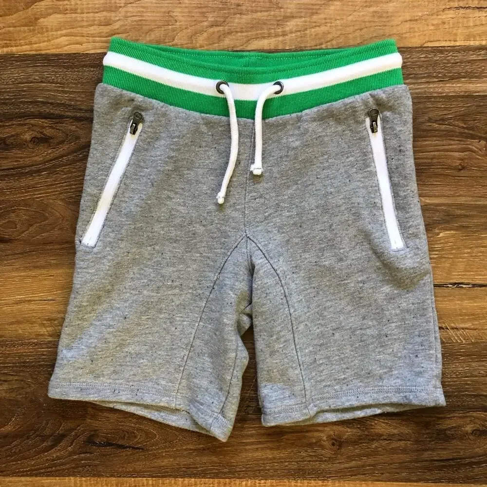 Cat & Jack Shorts Cotton Gray Drawstring Waist Size 6/7